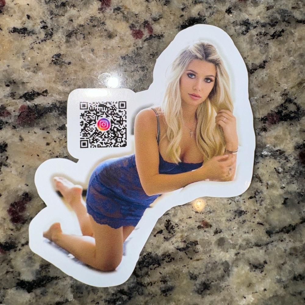 Blue Maya Allegra sticker